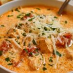 Crock Pot Chicken Parmesan Soup