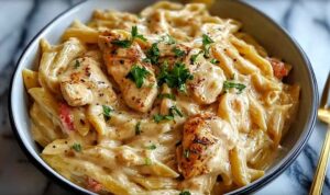 Crock Pot Creamy Cajun Chicken Pasta