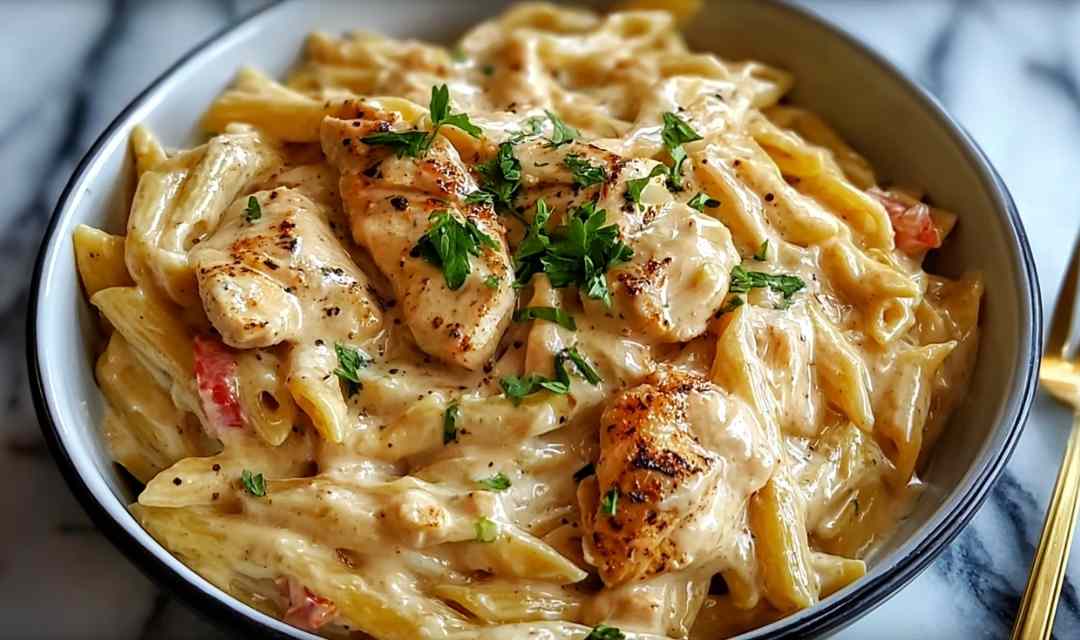 Crock Pot Creamy Cajun Chicken Pasta