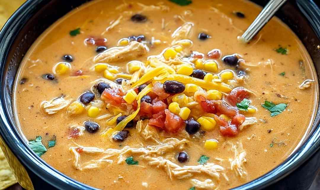 Crockpot Chicken Tortilla Soup
