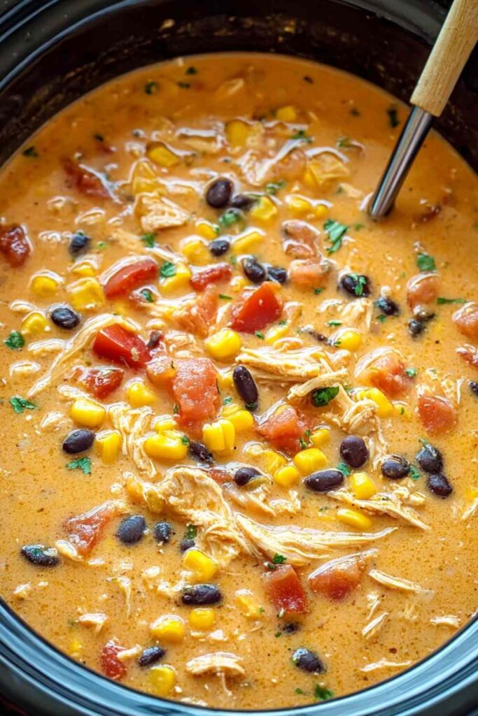 Crockpot Chicken Tortilla Soup 6 Crockpot Chicken Tortilla Soup