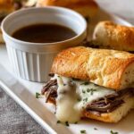 Crockpot French Dip Sandwiches