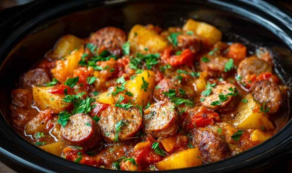 Crockpot Sausage Casserole