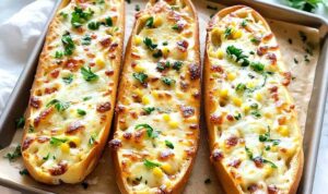 French Bread Pizza Boats