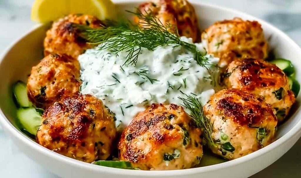 Greek Chicken Meatballs