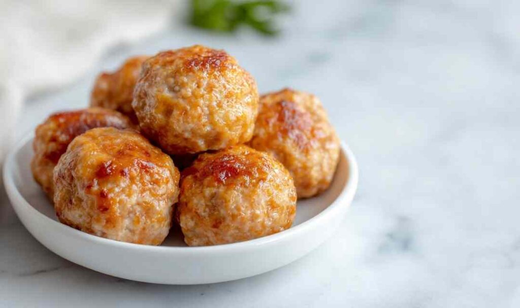 Ground Chicken Meatballs 2