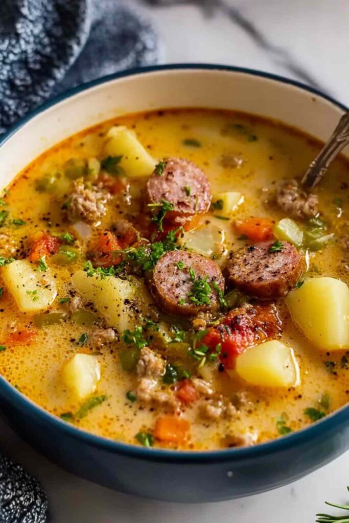 Hearty Sausage Potato Soup