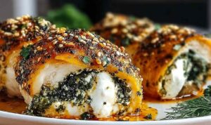 Herbed ricotta stuffed chicken Herbed ricotta stuffed chicken