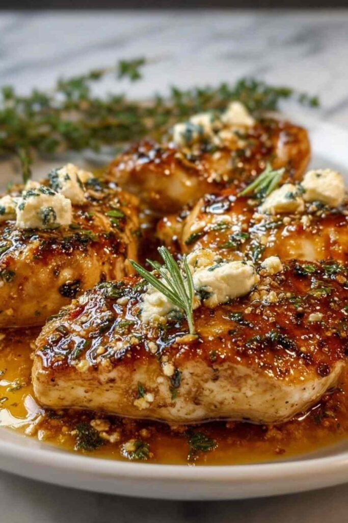 Hot Honey Infused Feta Chicken