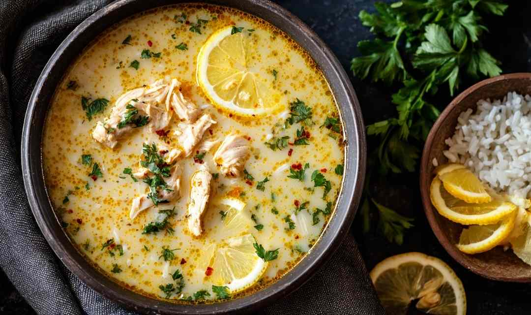 Lemon Ginger Turmeric Chicken Soup