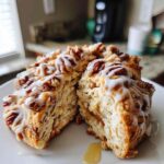 Maple pecan scones