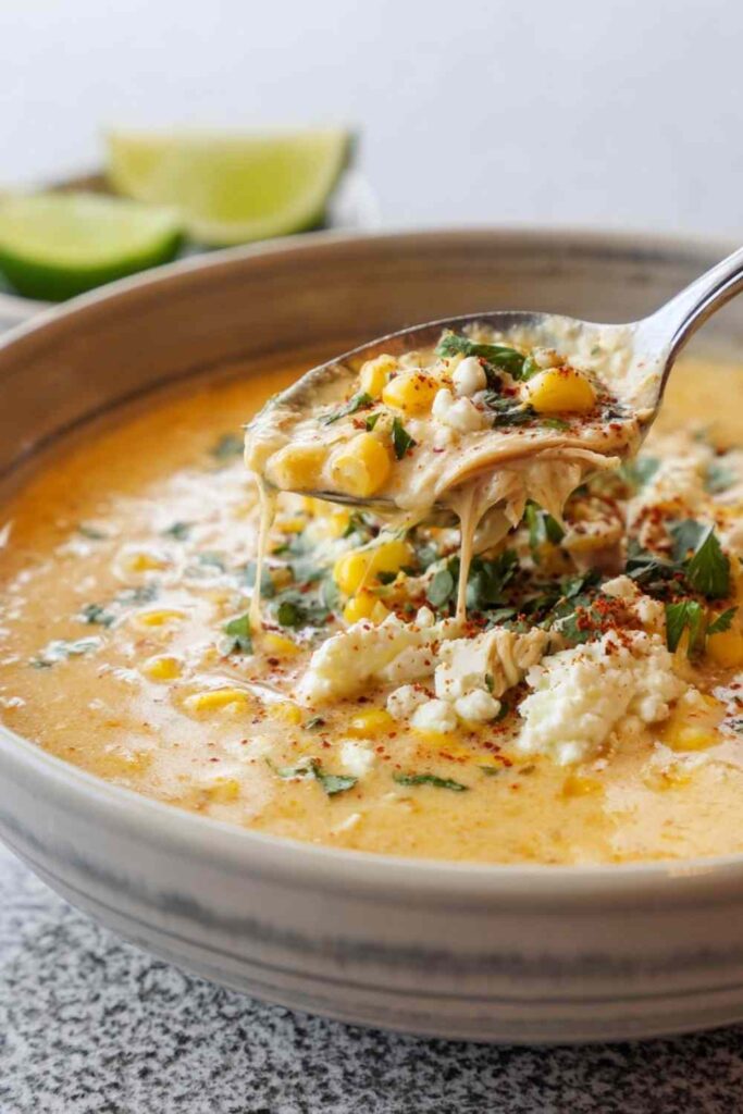 Mexican Street Corn Soup