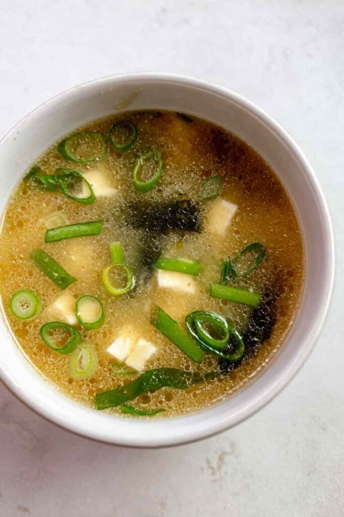 Miso soup without dashi 3
