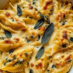Pumpkin Gouda Stuffed Shells with Brown Butter Sage
