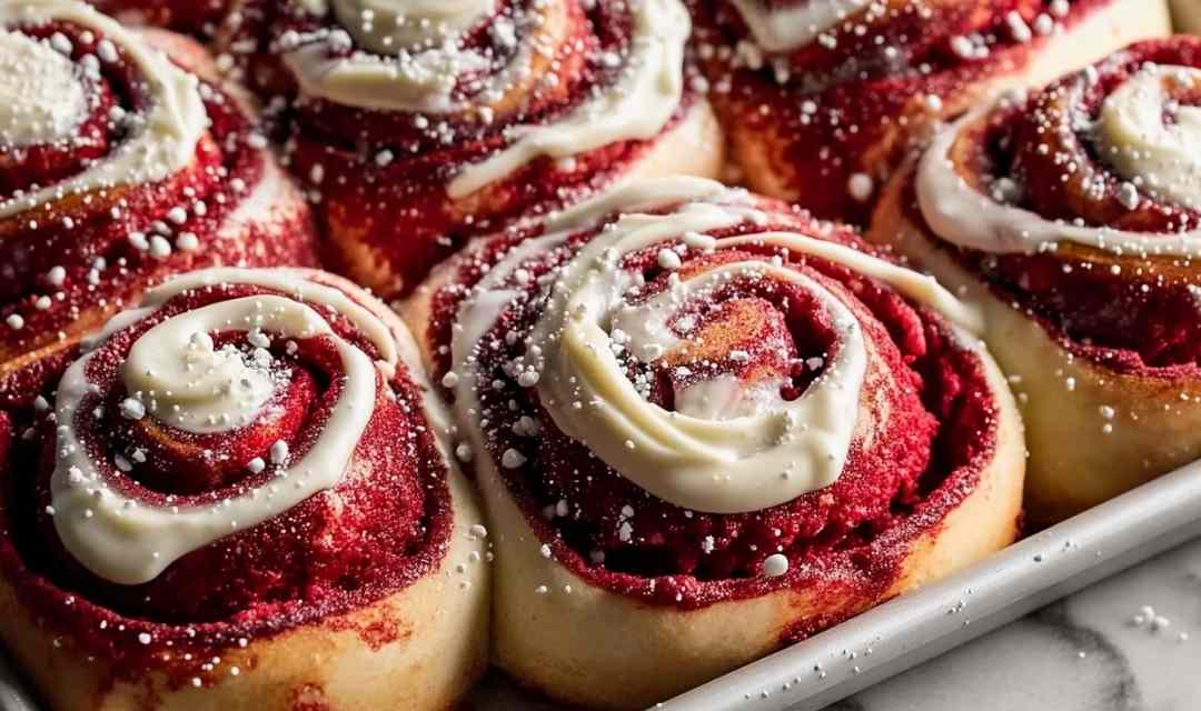Red Velvet Cinnamon Rolls