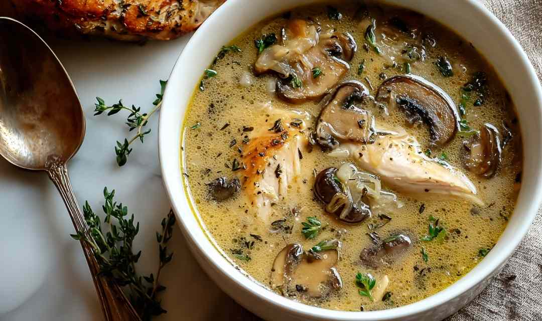 Rotisserie Chicken Mushroom Soup