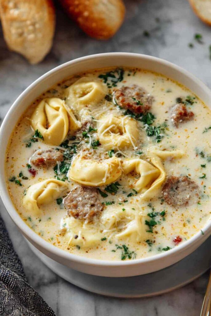 Sausage Tortellini Soup 3