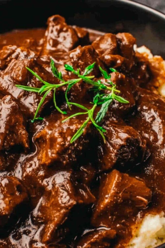 Slow Cooker Beef Manhattan