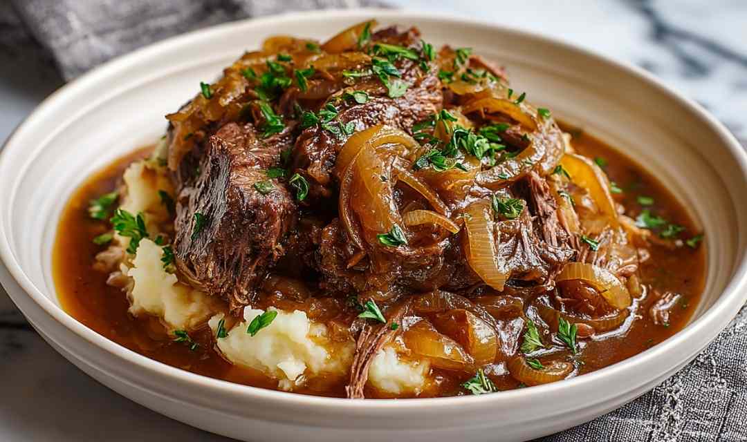 Slow Cooker French Onion Pot Roast