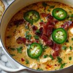 Spicy Jalapeño Popper Chicken Soup