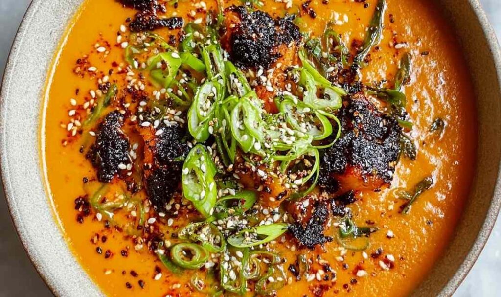 Spicy Miso Carrot Soup 2 1