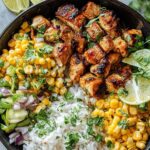 Street Corn Chicken Rice Bowl
