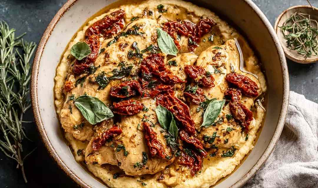 Sun-Dried Tomato Crockpot Chicken