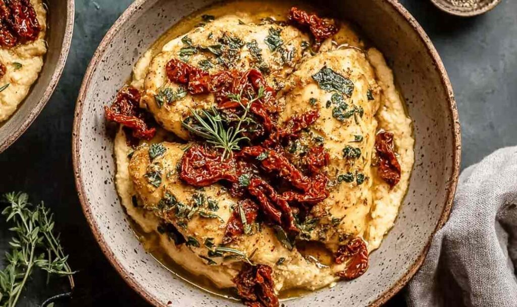 Sun-Dried Tomato Crockpot Chicken