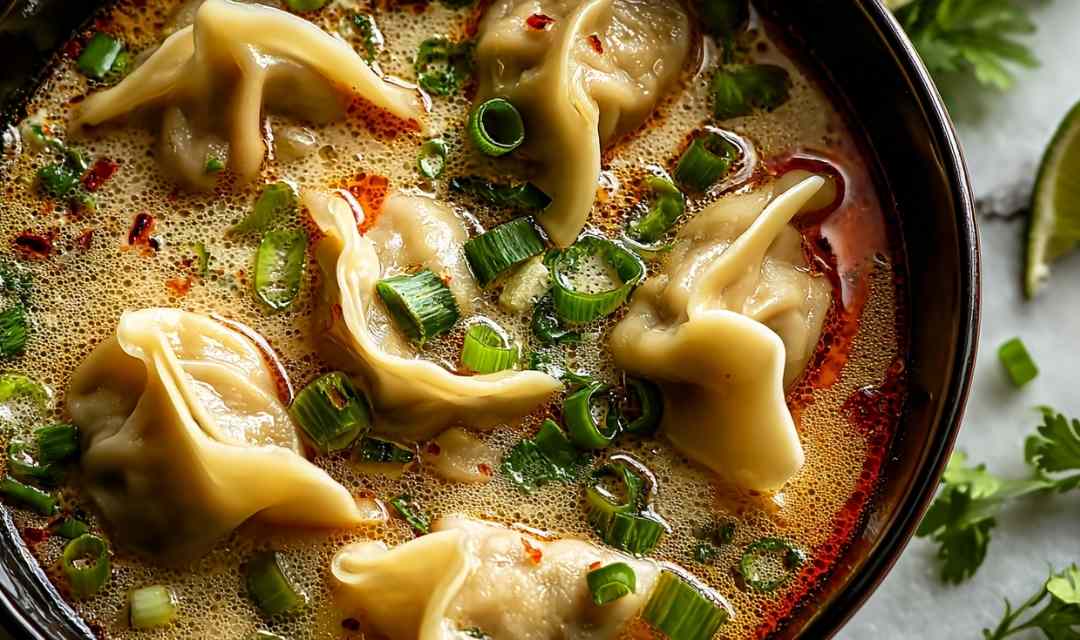 Thai Potsticker Coconut Soup