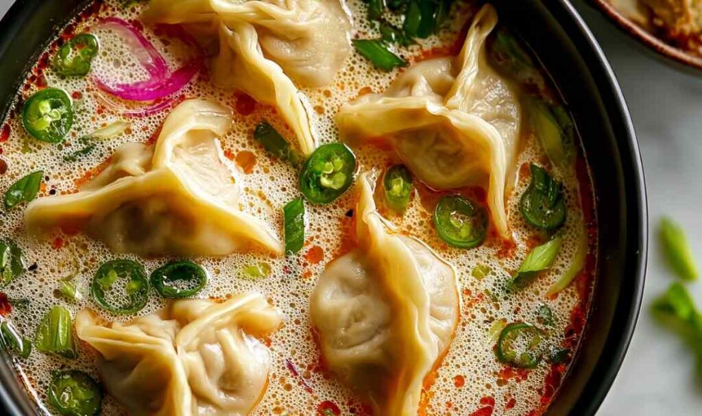 Thai Potsticker Coconut Soup