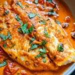 Tilapia in Roasted Pepper Sauce 3