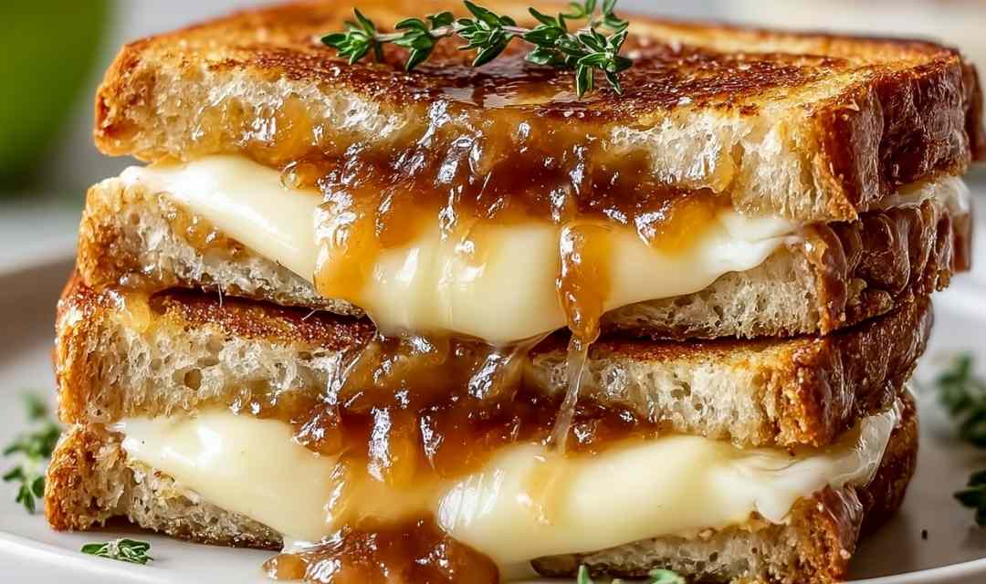 Apple Butter Brie Grilled Cheese