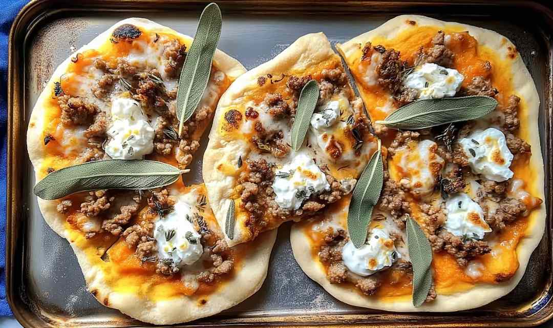 Autumn Naan Pizzas – Quick Fall Comfort Food