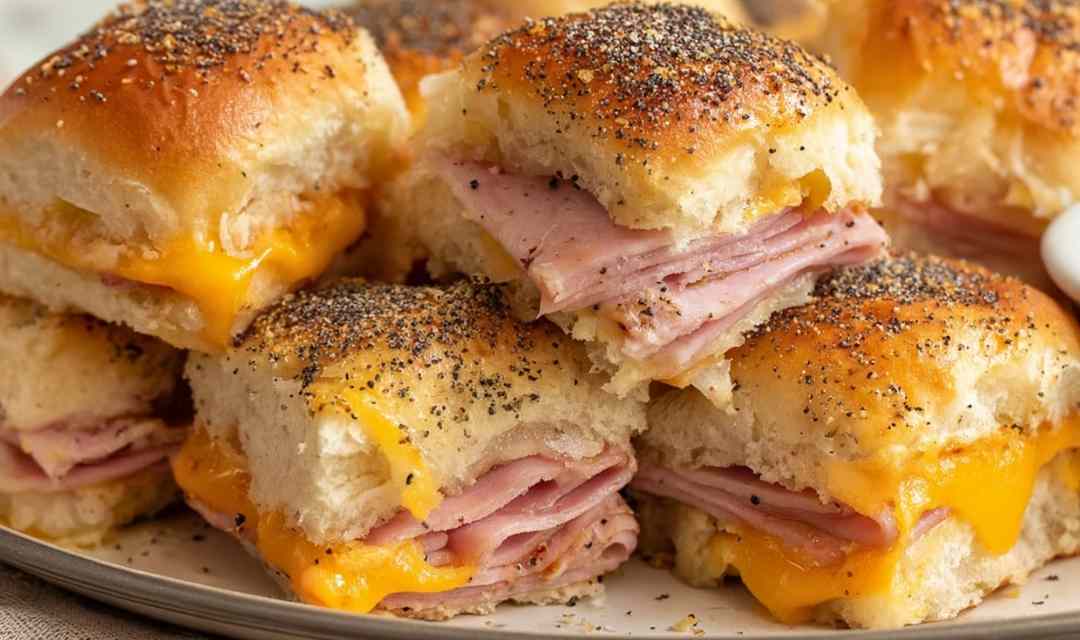 Baked Ham and Cheese Sliders