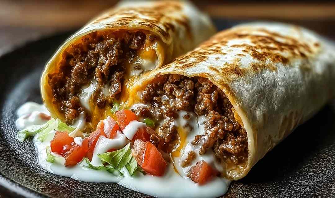 Beefy Melt Burrito