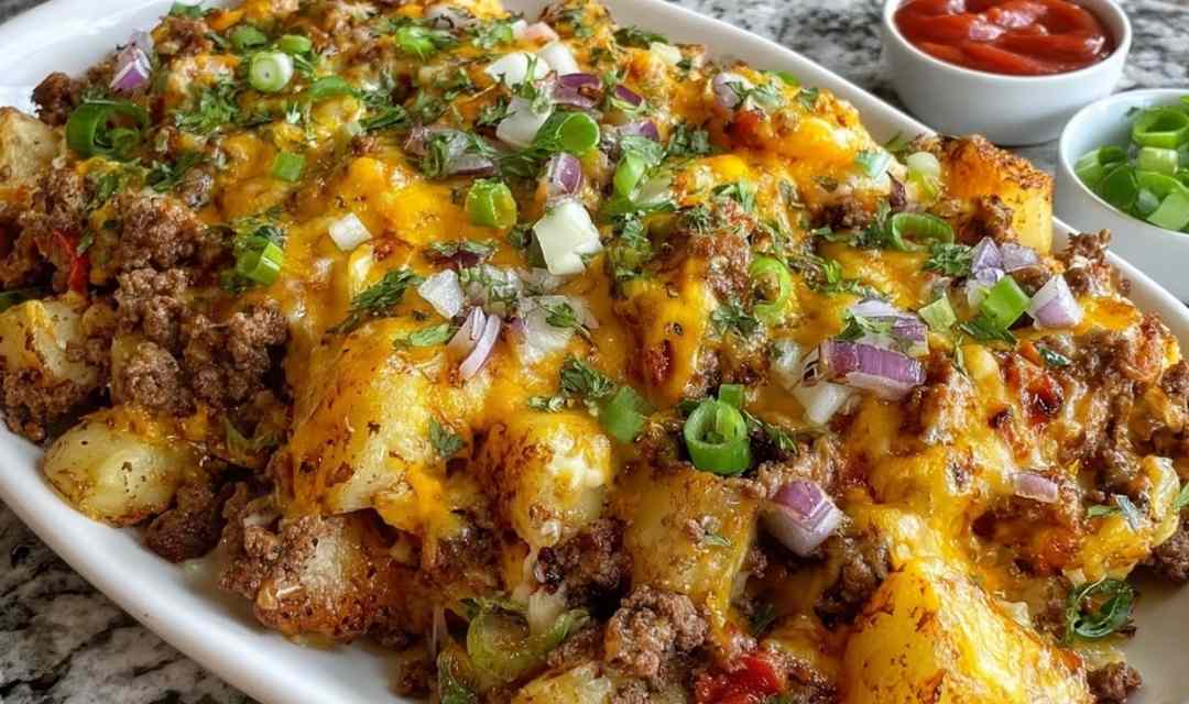 Slow Cooker Cowboy Potato Casserole