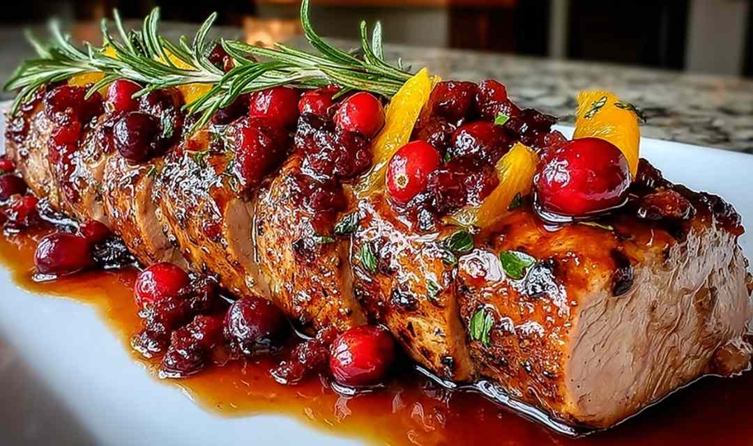Cranberry Orange Pork Tenderloin