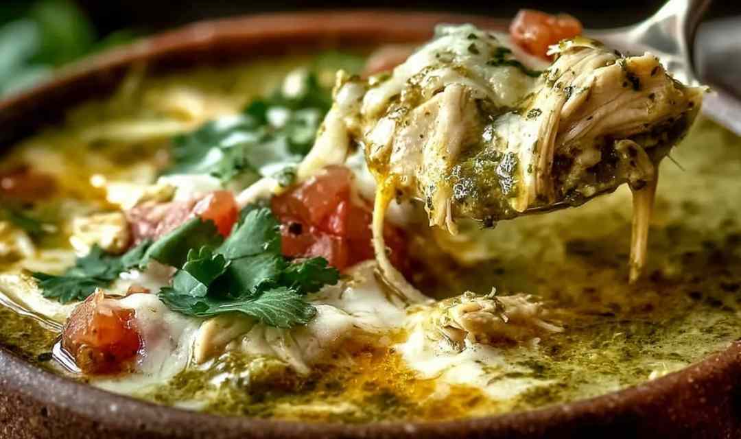 Crock-Pot Green Enchilada Chicken Soup