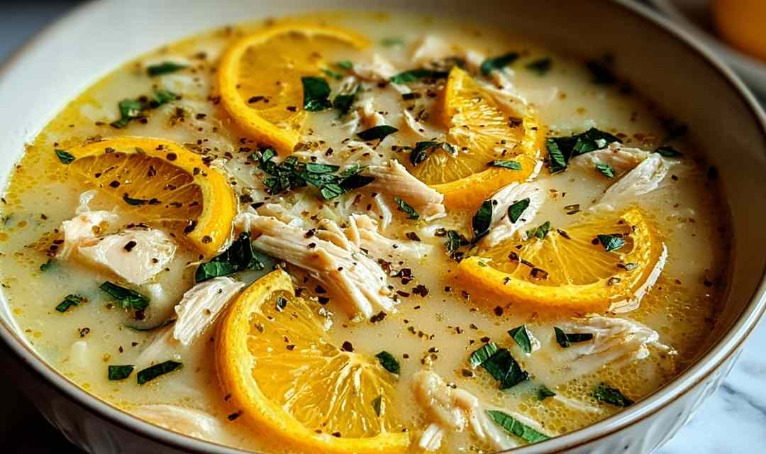 Crockpot Lemon Chicken Soup