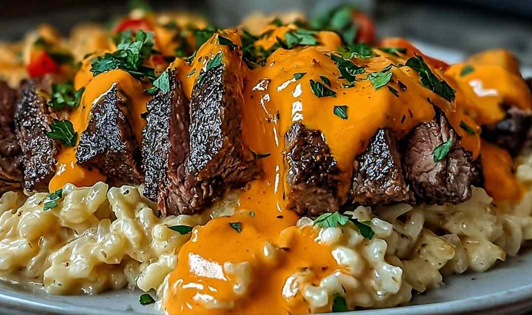 Steak and Queso Rice