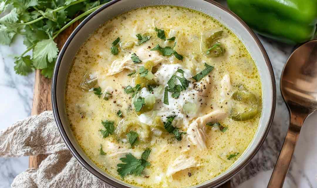 Green Chicken Enchilada Soup