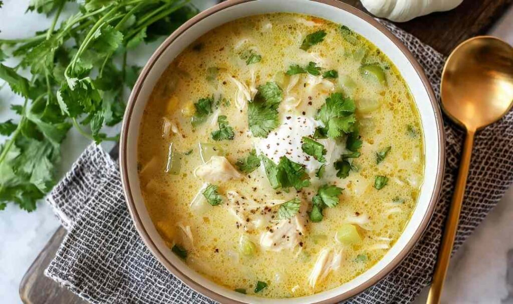 Green Chicken Enchilada Soup