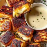 Hawaiian Roll Grilled Cheese with melted cheese and golden buttery tops on baking sheet