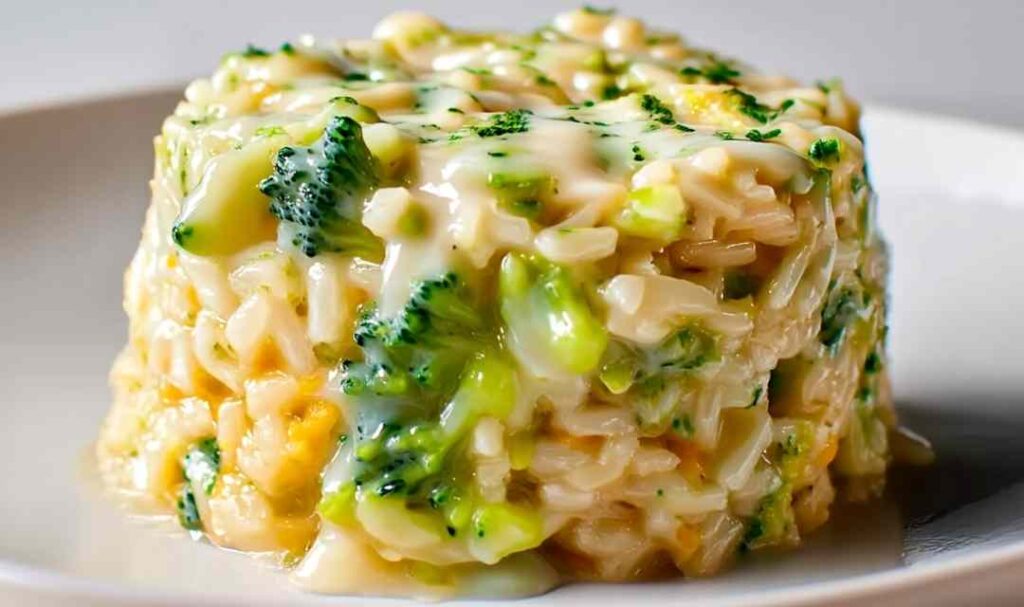 High Protein High Fiber Broccoli Cheddar Rice Cups in muffin tin golden brown and ready to serve