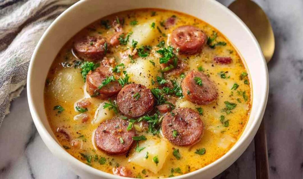 Kielbasa Potato Soup