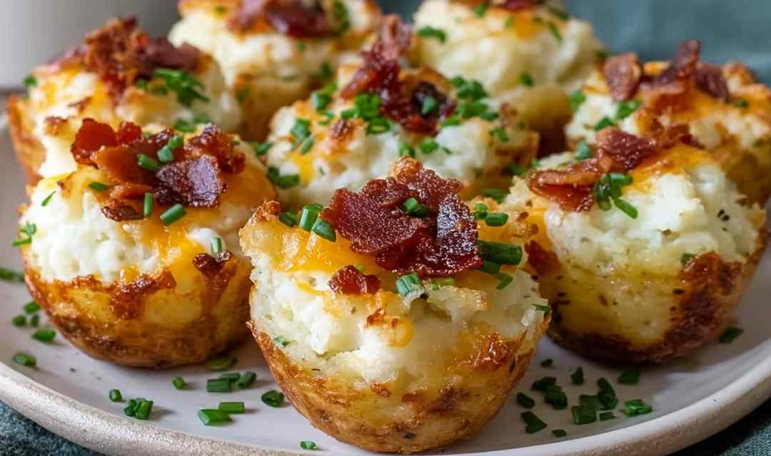 Loaded Mashed Potato Bites