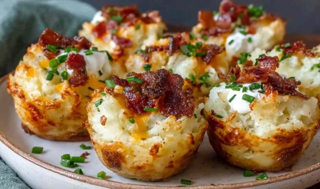 Loaded Mashed Potato Bites