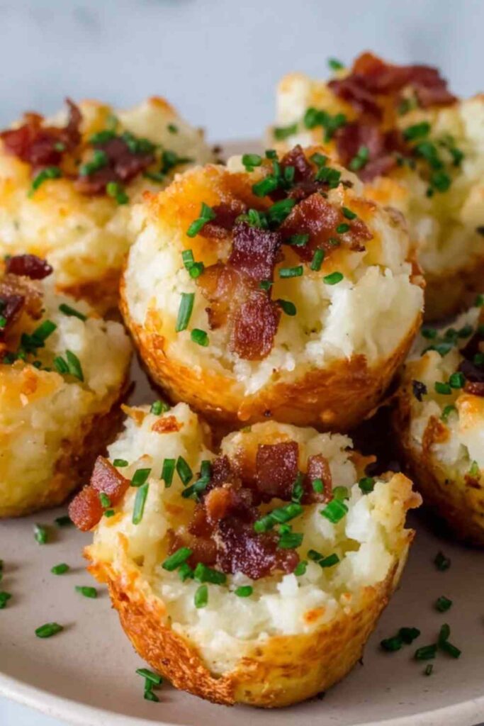 Loaded Mashed Potato Bites