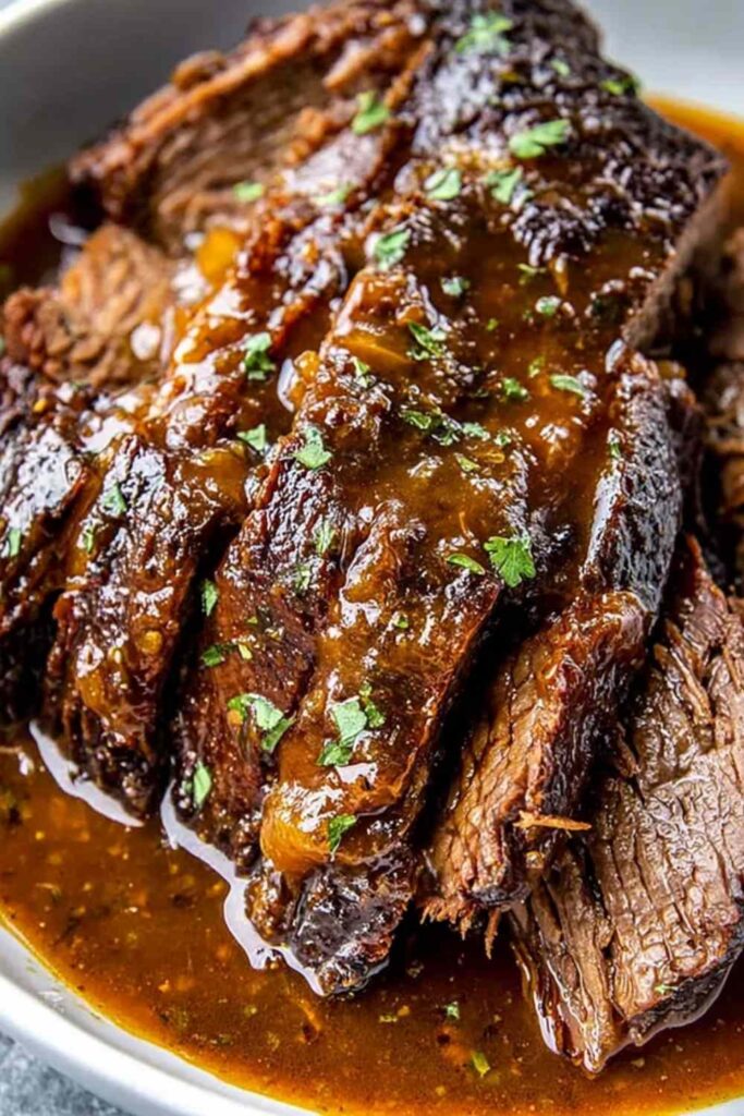 Slow cooker beef brisket 3
