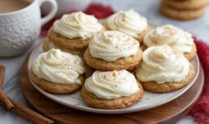 Soft Eggnog Cookies
